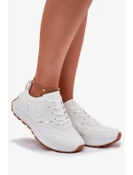 Dámske tenisky na platforme Big Star Hi-Poly System - biele Dámske tenisky na platforme Big Star Hi-Poly System - biele