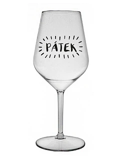 FRIDAY - číry nerozbitný pohár na víno 470 ml