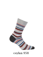 Pánske ponožky Wola Perfect Man vzorované W 94N03 Casual