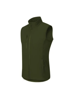 Pánska softshellová vesta Trail (vojenská)