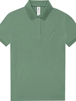 B&C My Polo 210 /women Dámske polo tričko z hrubej bavlny 01.W463 amalfi green