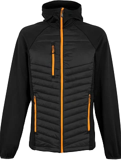 TRA 549 Hybridní bunda "Navigate" model 22525861 black/orange pop - Regatta