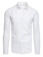 Elegantná biela pánska košeľa Dstreet DX2524