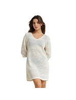 Dámske plážové šaty DDEPS SHELL DRESS – DIM Dámske plážové šaty DDEPS SHELL DRESS – DIM