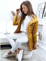 Dámská oboustranná prošívaná bunda žlutá Dstreet model 21968314 - FashionStreet