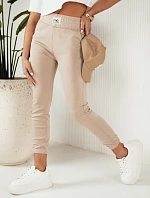 Dámske tepláky CYFL béžová FashionStreet UY1808
