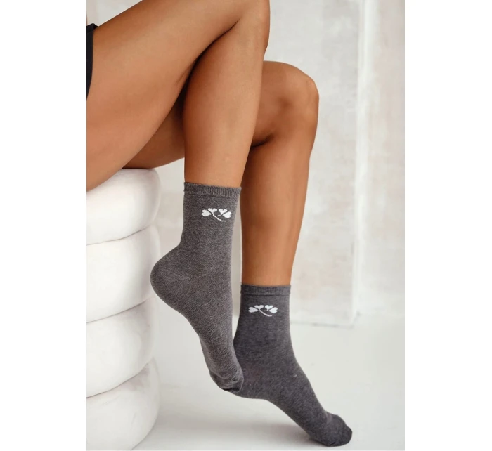 Ponožky Milena 0200-178 Jemný vzor Lurex 37-41