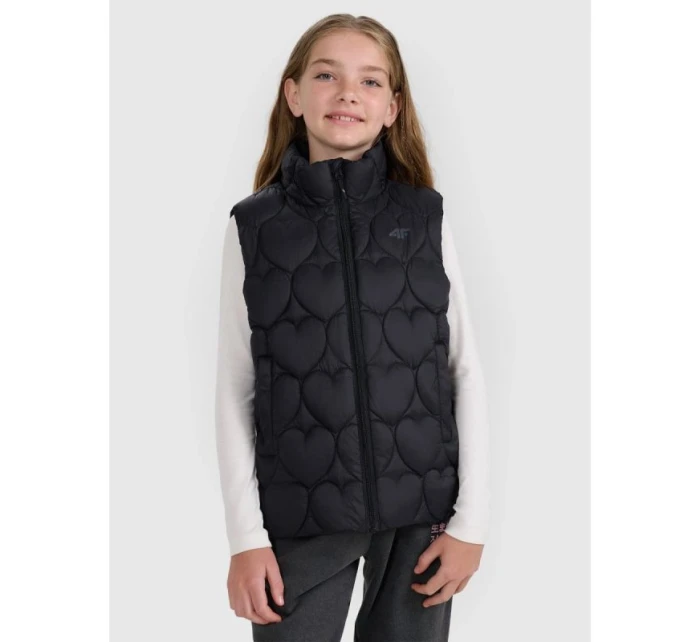 Dievčatá bez rukávov syntetické bez rukávov 4F 4FJRAW25TVJAF323-20S