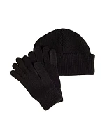 Detský set adidas čiapka + rukavice čierna JP2783