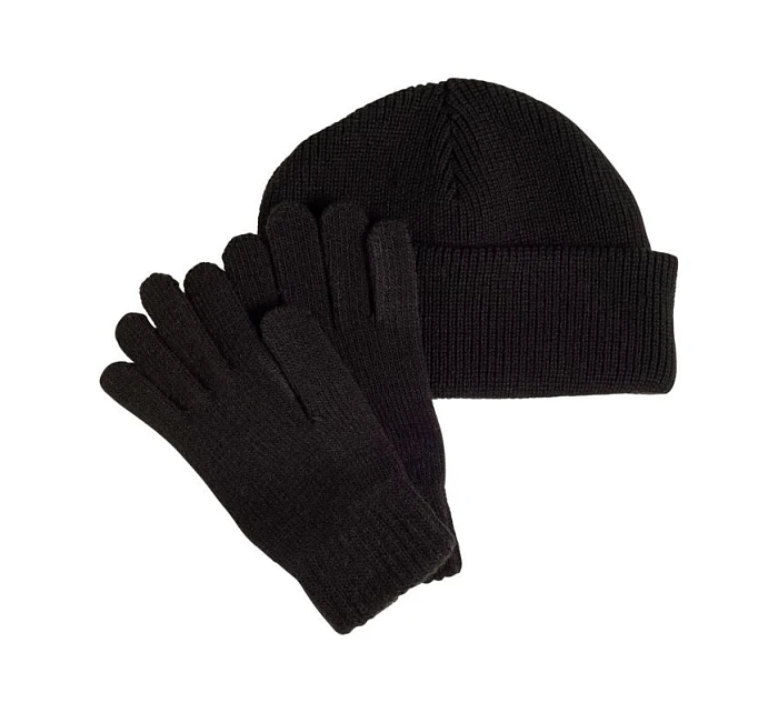 Detský set adidas čiapka + rukavice čierna JP2783