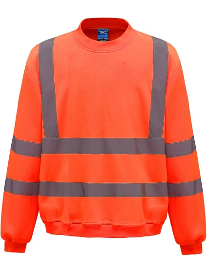 Mikina Yoko HVJ 510 Hi-Vis 79.J510, výstražná oranžová Mikina Yoko HVJ 510 Hi-Vis 79.J510, výstražná oranžová