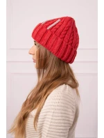 Dámska čiapka Selena K384 červená Dámska čiapka Selena K384 červená