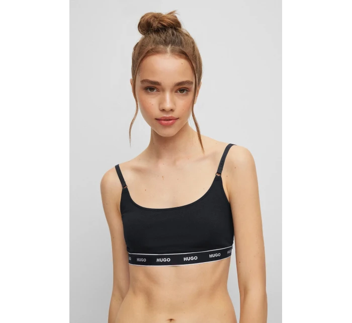 Dámska športová podprsenka BOSS s prúžkami 50469659-001 - HUGO Dámska športová podprsenka BOSS s prúžkami 50469659-001 - HUGO