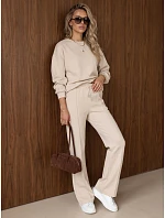 Komplet damski z beżowy model 22371830 - FashionStreet Komplet damski z beżowy model 22371830 - FashionStreet