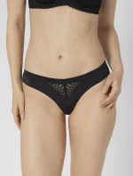 Dámske nohavičky Aura Spotlight Brazilian čierne - TRIUMPH