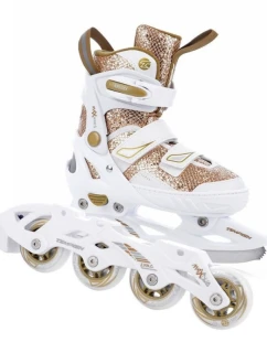 Korčule, nastaviteľné korčule Tempish Enbo Duo Girl Gold Jr 13000008259
