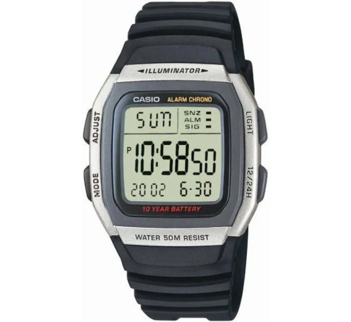 Pánske hodinky CASIO W-96H-1AVDF + BOX Pánske hodinky CASIO W-96H-1AVDF + BOX