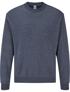 Mikina Fruit of the Loom Classic Set-In Sweat 16.2202 vintage heather navy
