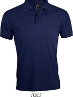 SOL'S Prime Men Pánske polo tričko z hrubej bavlny 25.0571 francúzska námornícka modrá