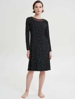 Noční košile s dlouhým rukávem model 18937520 - Vamp