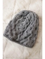 Fleecová čepice  tmavě šedá model 18751391 - K-Fashion