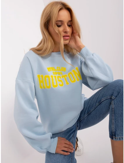 Bluza EM BL 617 model 18955278 jasny niebieski - FPrice Bluza EM BL 617 model 18955278 jasny niebieski - FPrice