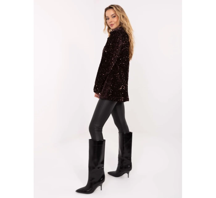 MI MA bunda 24656.01 tmavohnedá