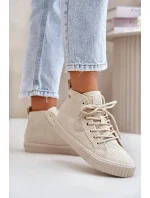 Zateplené model 20653417 Tenisky Dámské Big Star HiPoly System Béžové - Big Star Shoes
