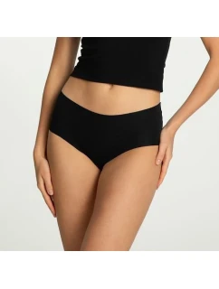 Dámske bavlnené nohavičky Mood Maxi Black - Julimex