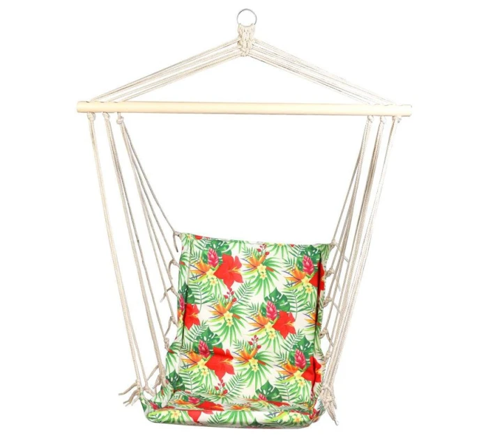 BRAZÍLSKA ZÁVESNÁ SEDACIA SEDAČKA HAMAK 100x50cm PRÍRODA S TROPICKOU DŽUNGĽOU PUSH CUSHION BRAZÍLSKA ZÁVESNÁ SEDACIA SEDAČKA HAMAK 100x50cm PRÍRODA S TROPICKOU DŽUNGĽOU PUSH CUSHION