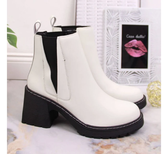 Zateplené čižmy Artiker W HBH42 s podpätkom