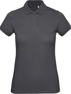 B&C Inspire Polo /women_° Dámské piqué polo z bio bavlny model 22483508 dark grey