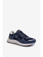 Sneakersy Buty Sportowe Męskie INBLU IU000006 Granatowe