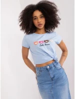 Bluzka RV BZ model 19734960 jasny niebieski - FPrice