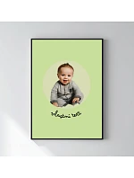 Personalizovaný magický fotorámik – 50 × 70 – výrez fotografie na podklade