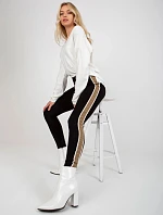 Dámske legíny VI LG 5020.17X Black With Beige - FPrice