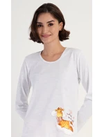 Dámske dlhé pyžamo Žirafa