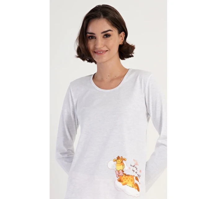 Dámske dlhé pyžamo Žirafa