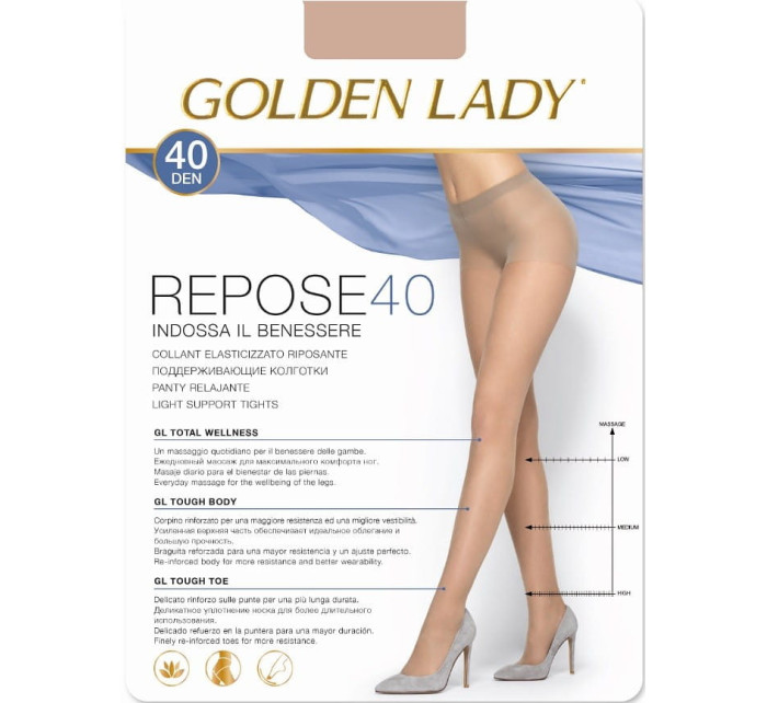 Dámske pančuchové nohavice Golden Lady Repose 6-2XL 40 deň