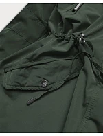 Dámska obojstranná zimná bunda khaki (w557big) Dámska obojstranná zimná bunda khaki (w557big)