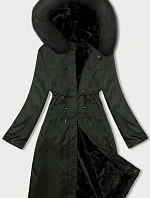 Dámska zimná bunda s kožušinou S'West army (R558-11)