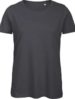 B&C Inspire T /women_° Dámske tričko s strihom Medium Fit z bio bavlny 01.TW43 tmavošedé