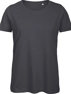 B&C Inspire T /women_° Dámske tričko s strihom Medium Fit z bio bavlny 01.TW43 tmavošedé
