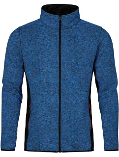 Promodoro 7700 Pánska pracovná pletená fleecová bunda 40.7700 heather royal