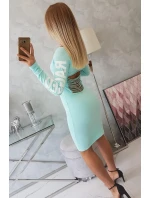 model 18742407 mátové šaty - K-Fashion model 18742407 mátové šaty - K-Fashion