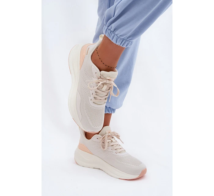 Dámské sportovní boty na platformě béžové Gelirae