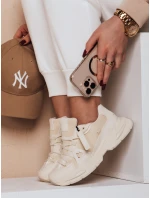 Dámské sportovní tenisky beige Dstreet model 21983951 - FashionStreet
