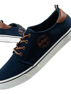 Lee Cooper Pánske športové topánky Tréneri Módne námornícka modrá Pohodlné