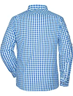 JN 638 Popelínová kostkovaná košile styl royal/white model 22487430 - Daiber