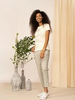 Dámske nohavice OTHAW22TTROF044-83S béžové - Outhorn